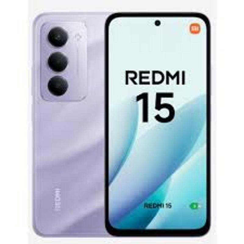 スマートフォン本体 Xiaomi Redmi 15 6GB RAM 128GB ROM Redemi 15 6GB RAM 128GB ROM Titânio Purple - Tela 6.79